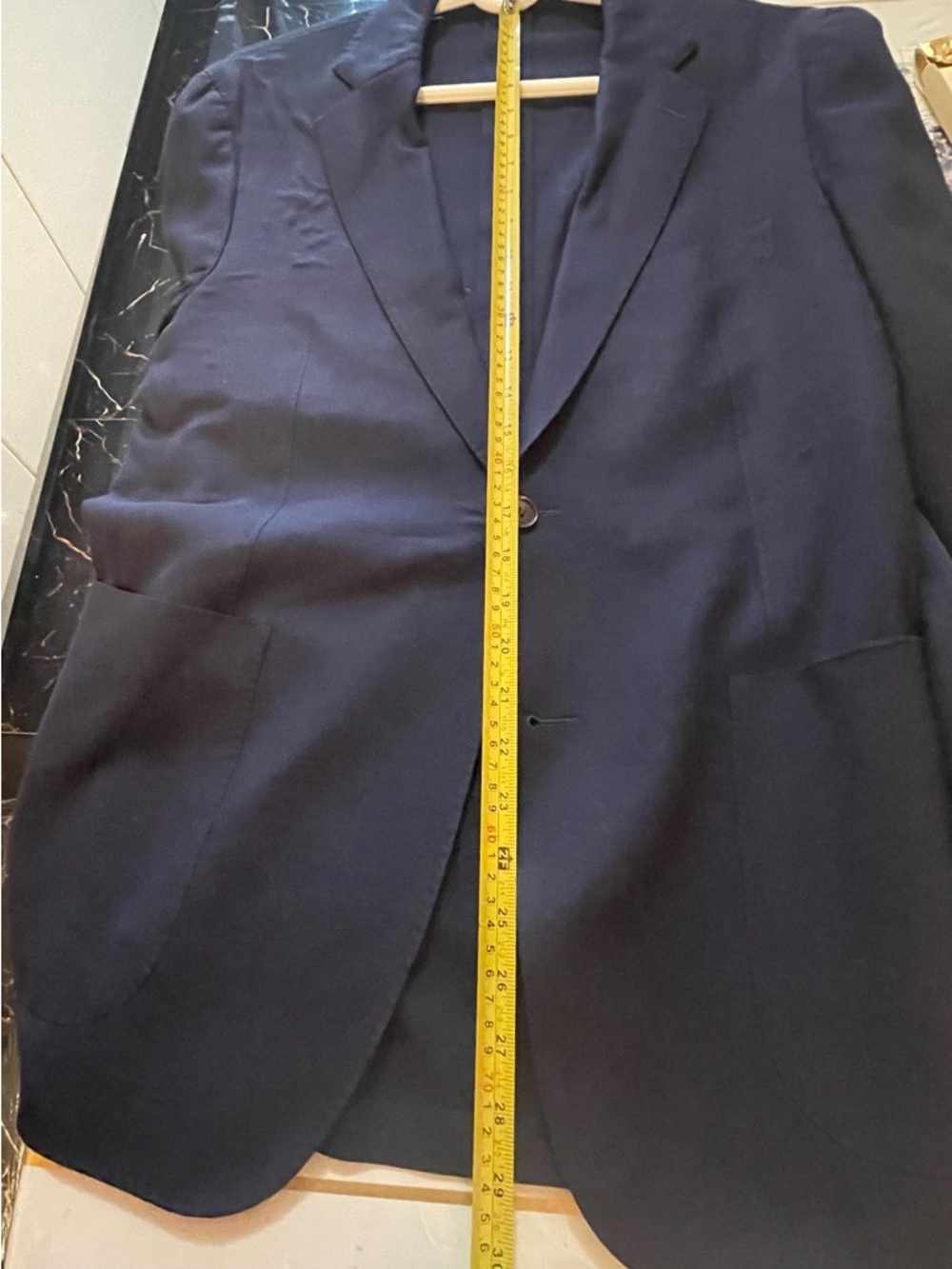 Suitsupply Suit Cerruti Blazer Havana Unlined 52 Brescia Pants 52 Wool Blue - Picture 10 of 16